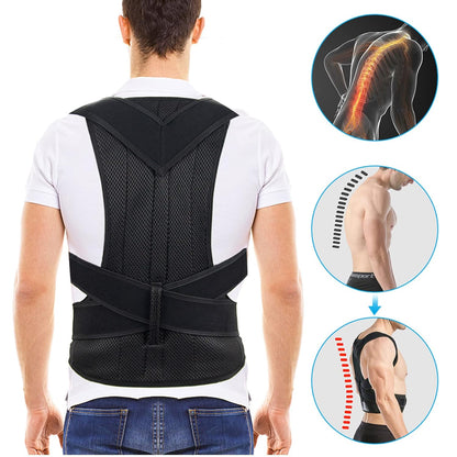 Humpback posture correction belt